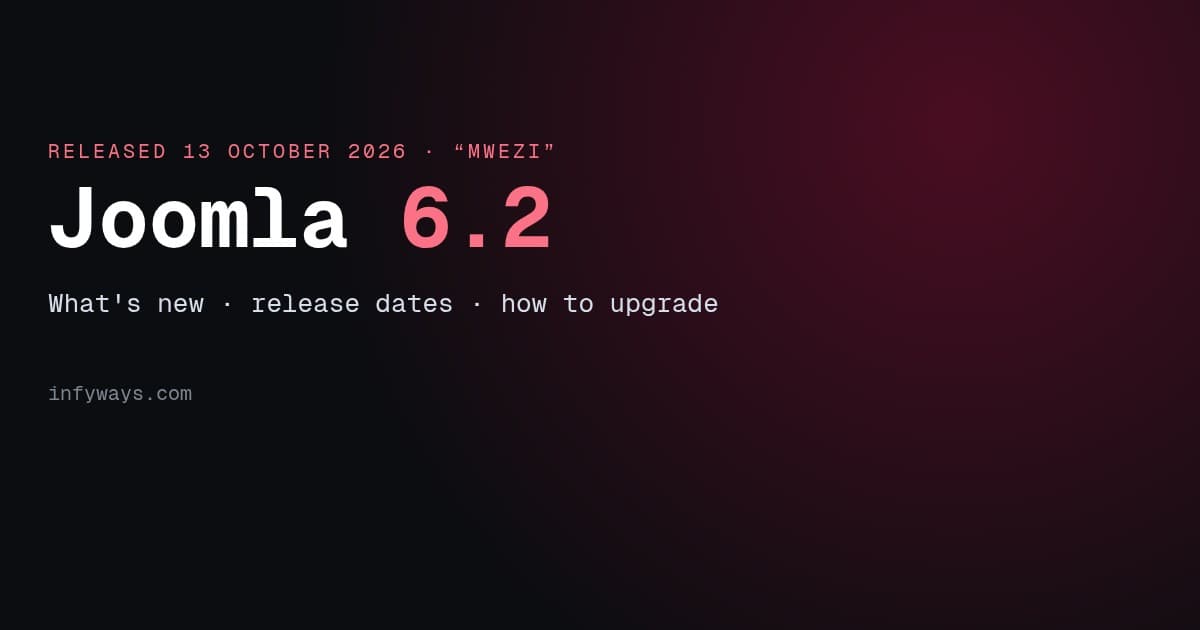 Joomla 6.2: What’s New, Release Date & How to Upgrade