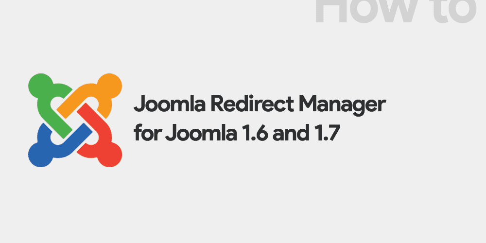 Joomla Redirect Manager