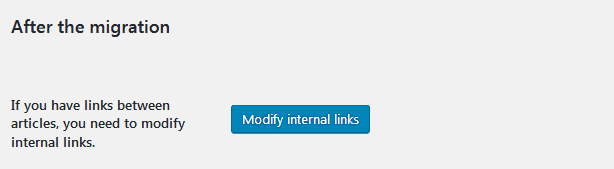 Modify Internal Links