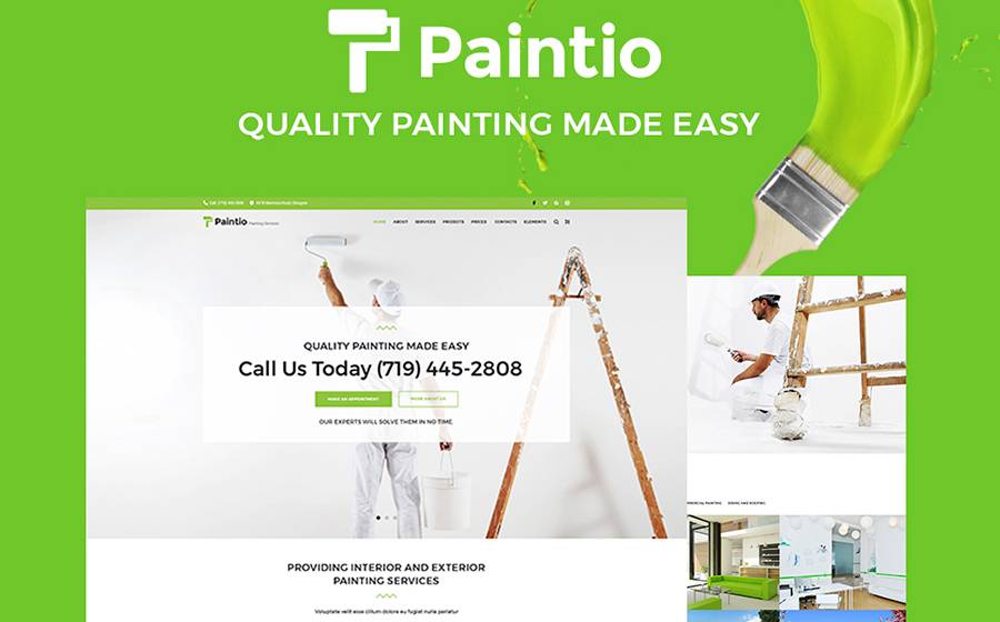 Painting Services WP Theme    