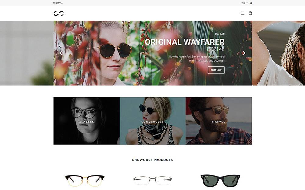 Eye Glasses Responsive Shopify Theme