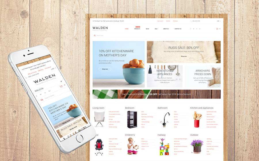Home Decor & Furnishing Online Supermarket Shopify Theme 