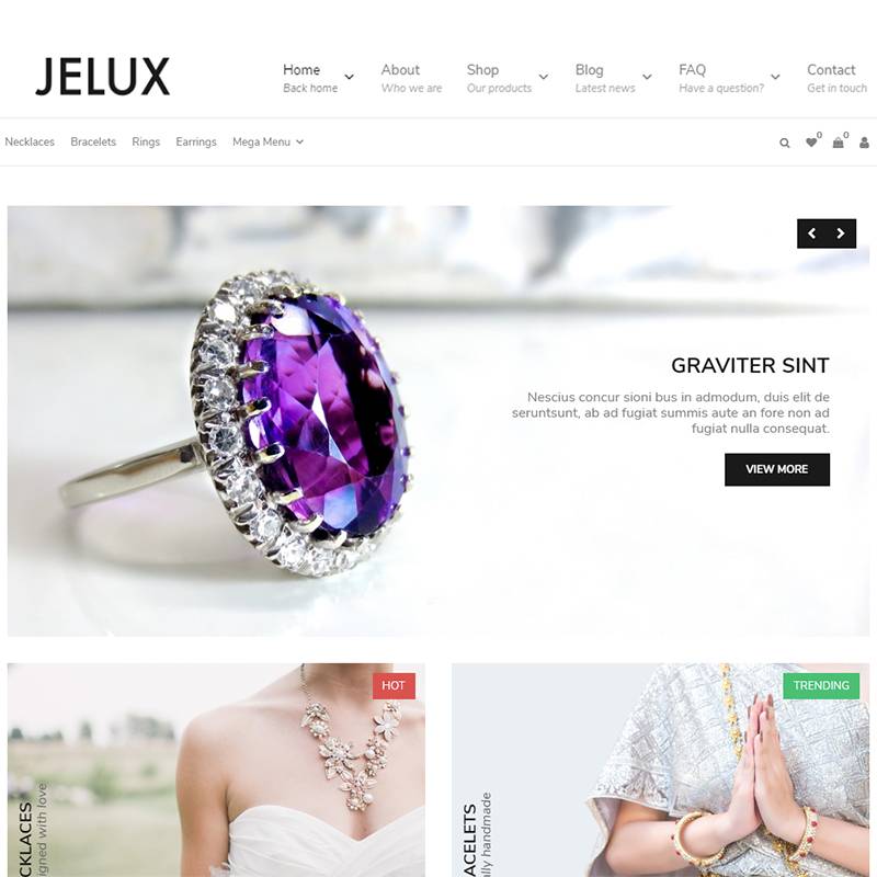Jelux - Jewelry & Accessories WooCommerce Theme