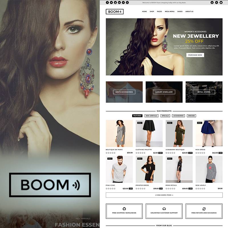 BOOM - Fashion & Accessories WooCommerce Theme