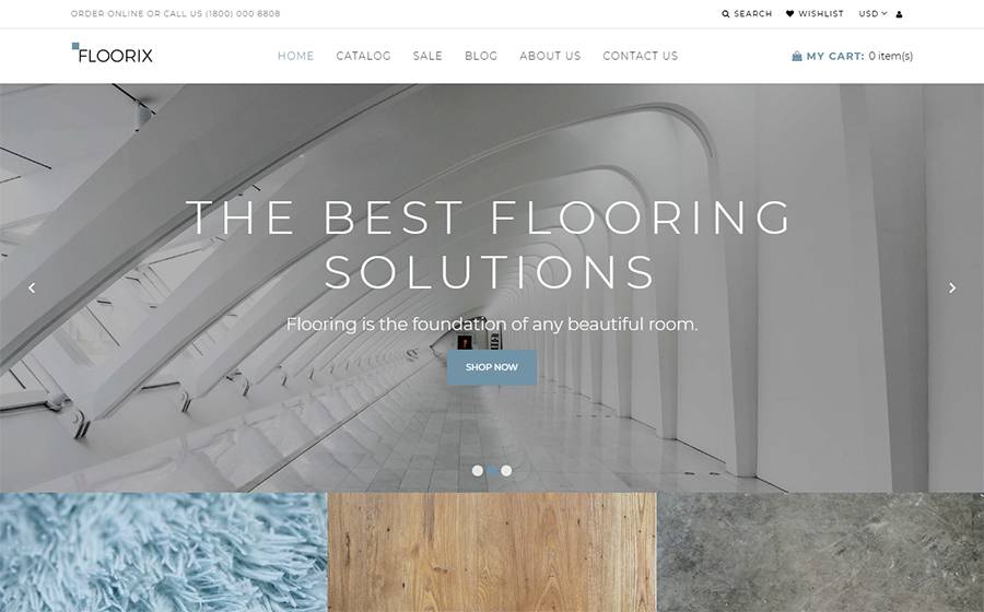 Floorix - Flooring Solutions Shopify Theme