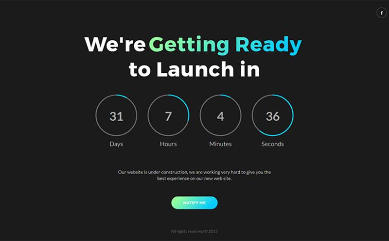 Coming Soon HTML5 Website Template