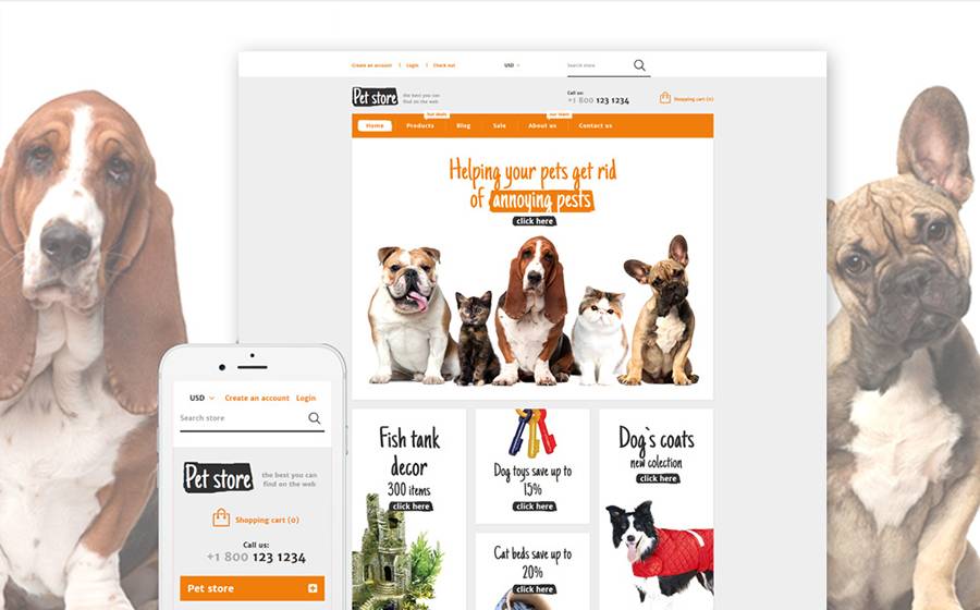 Pet Store Shopify Template 