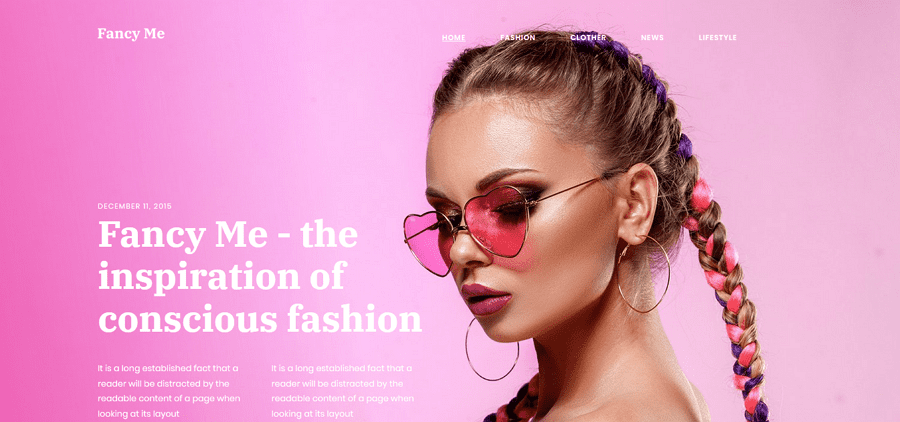 Fancy Me - Fashion Blog Elementor WordPress Theme