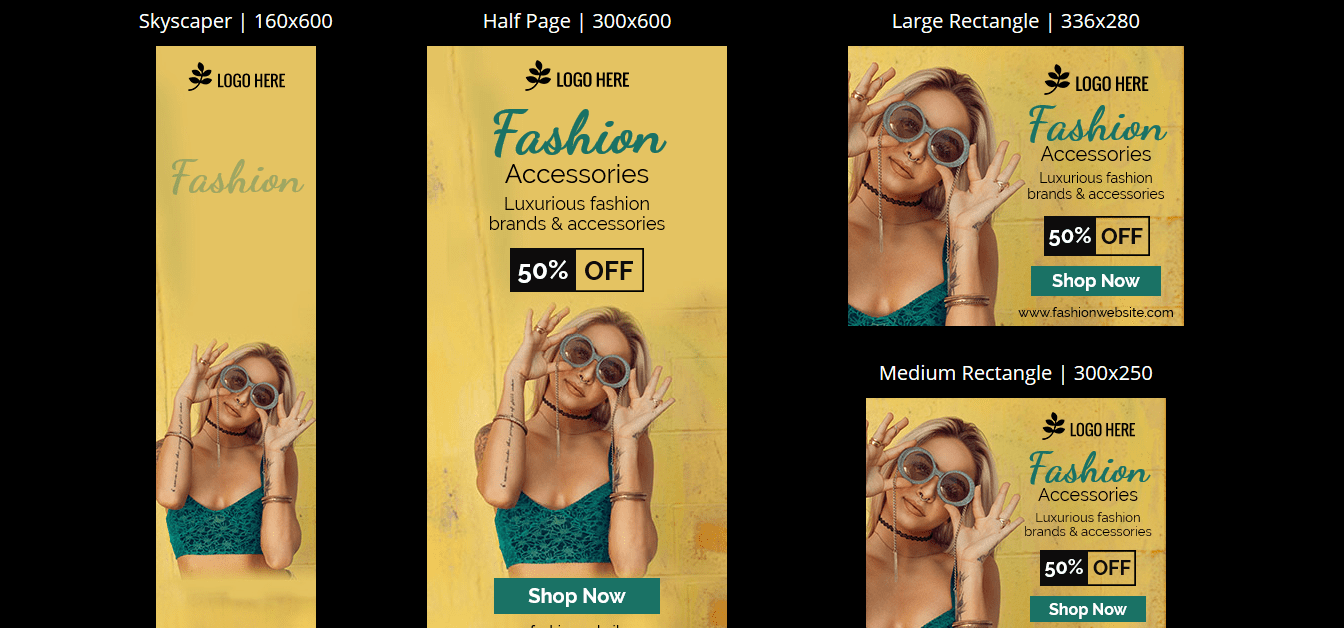 Shopping & E-commerce | Fashion Accessories Animated Banner